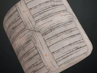 Antique High-Gloss Polished Mahogany PBR Seamless Texture