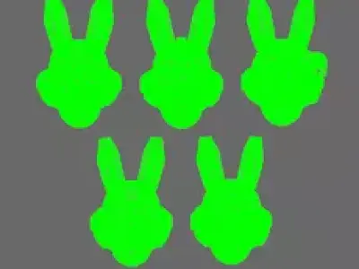 Mecha Furry V10K Bunny Mech Helmets 3D print model