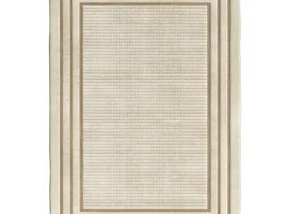 Villa Marin Rug in Snow 3D model