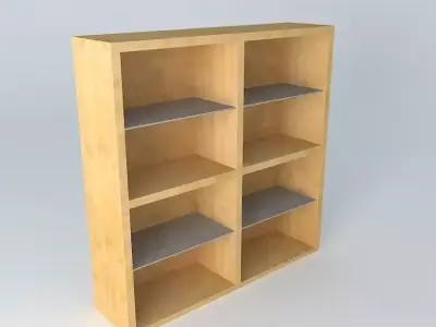 Shelf Cabinet DOORS HZ4FS 12 12 BRW Milano Oak 3D model