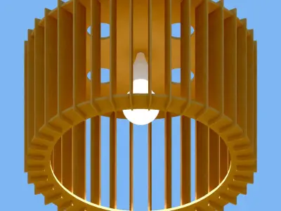 Lamp shade 3D print model 3D 3D model