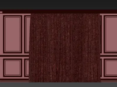 Curtain Set 288 3D model
