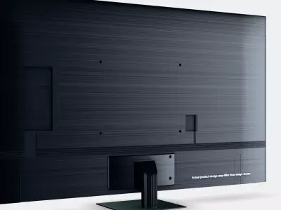 75 duym QLED 4K Q70D Tizen OS Smart TV 2024 3D model