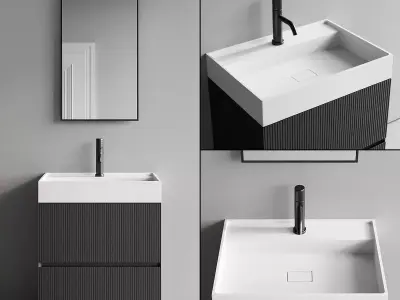 Arbi Arredobagno Code Riga 03 Vanity Unit Set 2 3D model