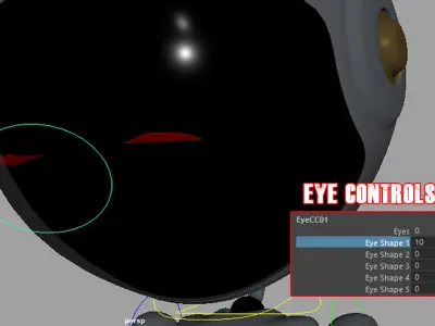 Rigged 7 Robot Models Low-poly 3D model