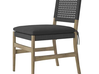 Gregorius Pineo Courtens Dining Sidechair 3D model