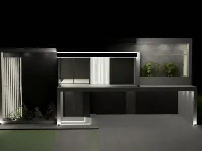 modern house 3D model
