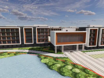Homes and care center -A9 3D model