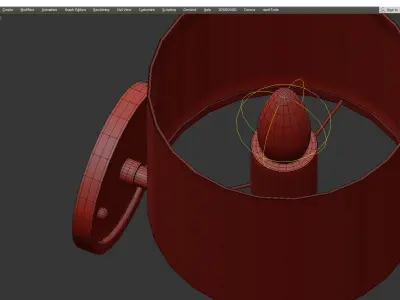 LORA sconce Low-poly 3D model