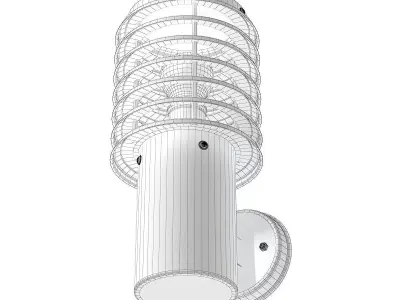 Wall Exterior Lamp 3D Model 3D model