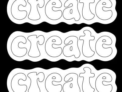 Create Neon Sign 3D model