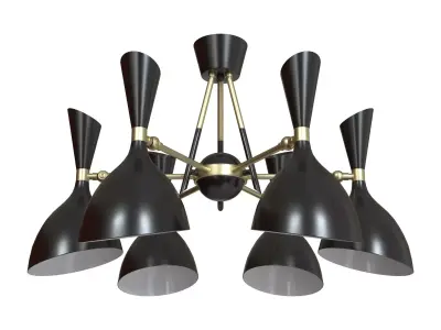 Ceiling chandelier Rasto 4665 - 6C 3D model