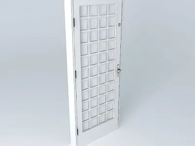 portaedson door with squares Free 3D model