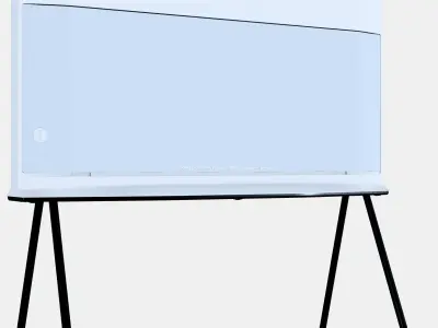 43 The Serif Cloud White QLED 4K 2024 3D model