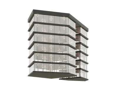 Office house building 10 3D model