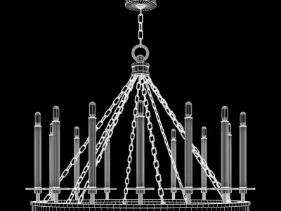 Fine Art Lamps Cienfuegos 888740 3D model