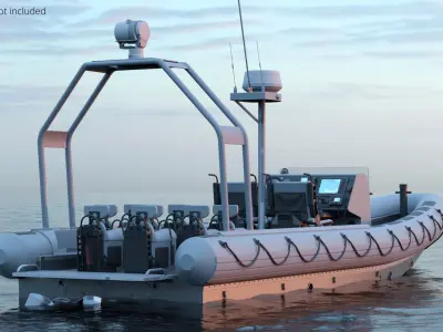  Coastal Patrol RIB Light Gray 