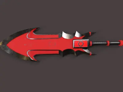 Sci-Fi Sword V4 Low-poly 3D model