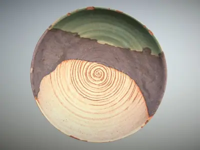 Ceramic Bowl Low-poly 3D model