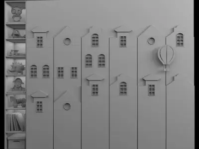 children room Vol 02 3D model