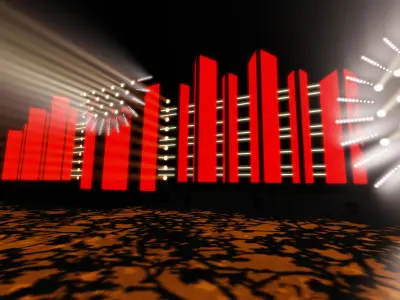 3D stage design  3D print model