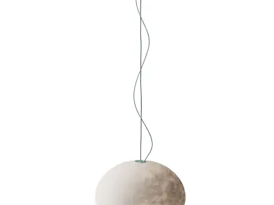 Fluid pendant lamp 3D model purchase