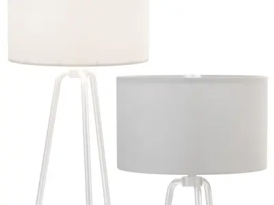 Gio Metal Table Lamp 3D model