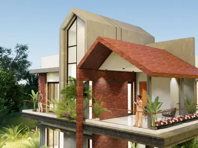 Modern Residential Design - Residential House - Sketchup 3D 3D model