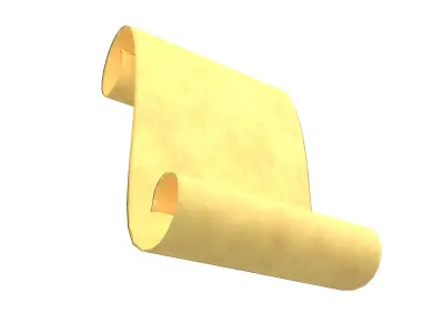 Scroll V1 Pack 01 Low-poly 3D model