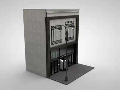 Building Facade 3D model