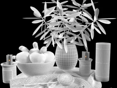 kitchen assessories 2 3D model