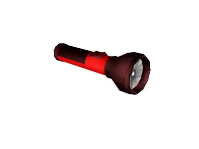 Torch Light Low-poly 3D model