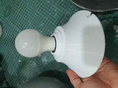 Planet Lamp -- Pluto -- 3D Print Ready Night Light 3D print model