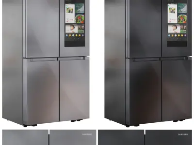 Samsung Refrigerator Set02 3D model
