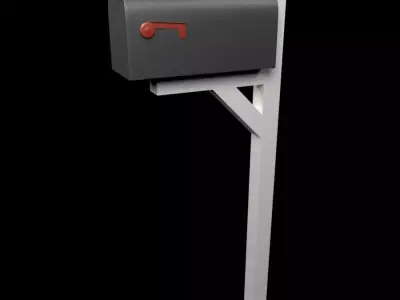 American Mailbox 3D model