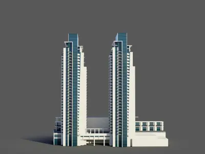 Boulevard Central - Dubai 3D model