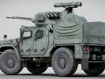  Titan Armored Car with Interior Realtime 