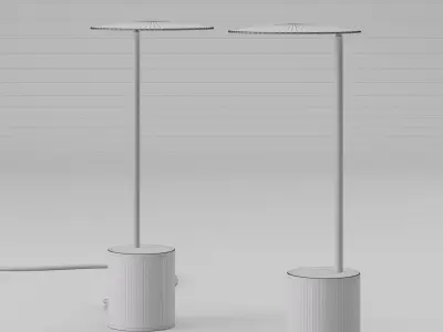 Circles and Rising Table Lamp by Millelumen 3D model