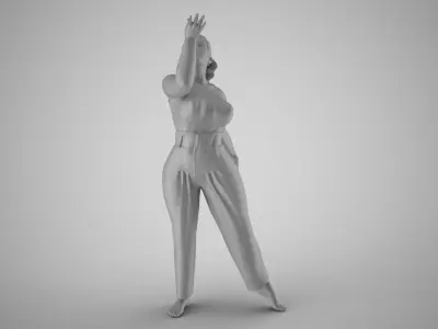 Woman Light as a Feather 3D print model