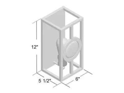 Silvey Flush Mounted Sconce 3D model