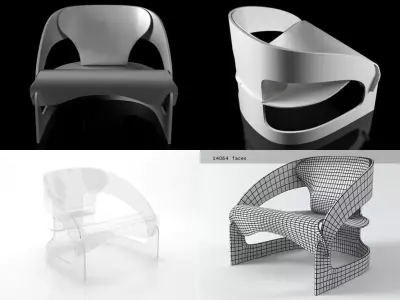 Colombo Chair 3D model