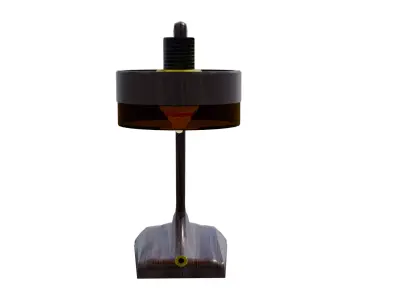 Modern Desk Lamp 3D Model  PBR Textures and realistic Low-poly 3D model