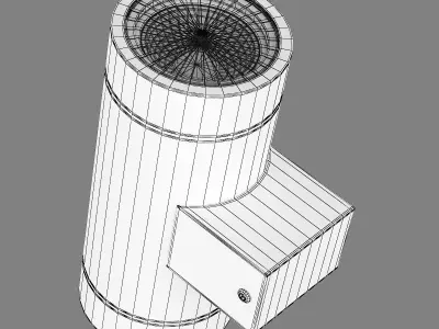 35160x Paro Lightstar wall street lamp 3D model
