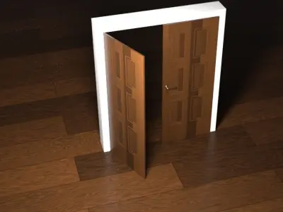Door Wood 3D model buy