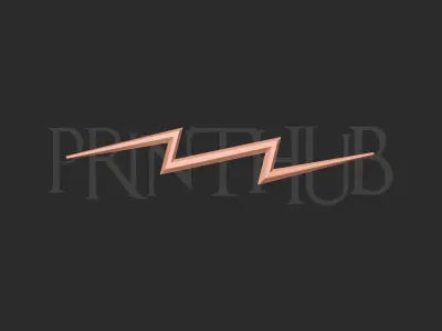 Zeus Thunderbolt 3d print model 3D print model