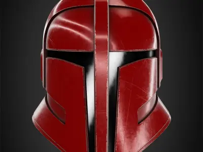 The Mandalorian Imperial Praetorian Guard Helmet for Cosplay 3D print model