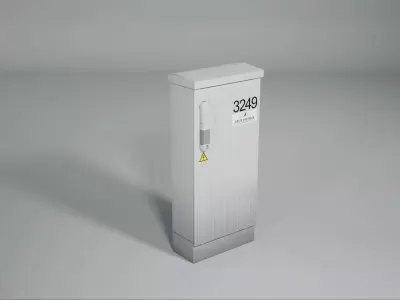 Electrical Distribution Boxes and Stations Pack 3D model