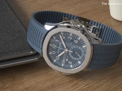  Wrist Watch Patek Philippe Aquanaut Blue-Gray 