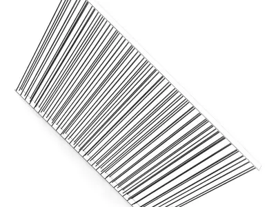 Metal Fence 03 3D model