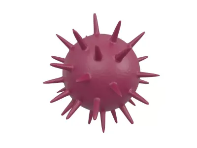 Virus v3 003 Low-poly 3D model